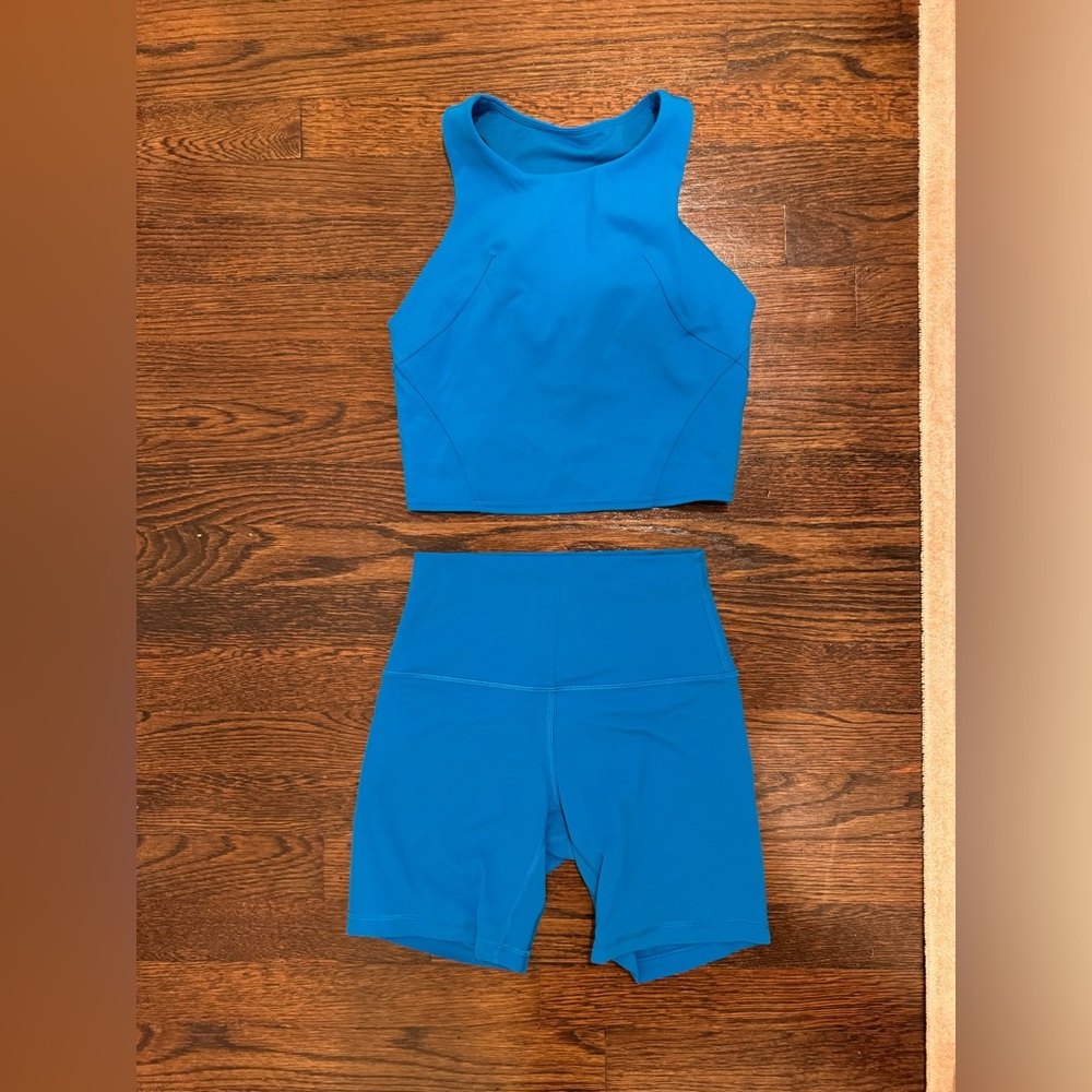 Lululemon Wunder Train Racerback Tank Top & Wunder Train High-Rise Short